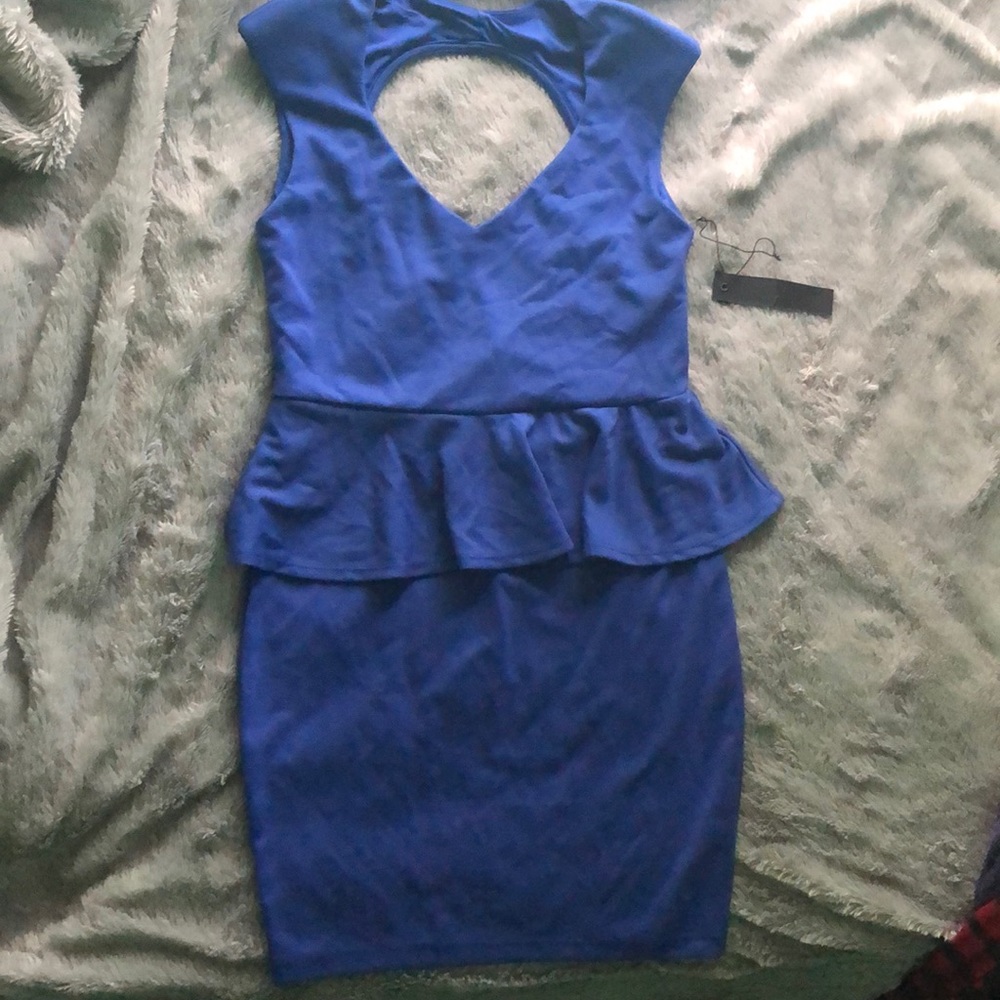 Blue dress